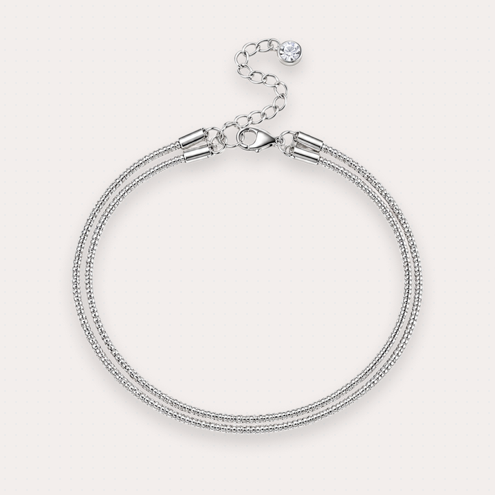 Amora Ankle Chain, Silver
