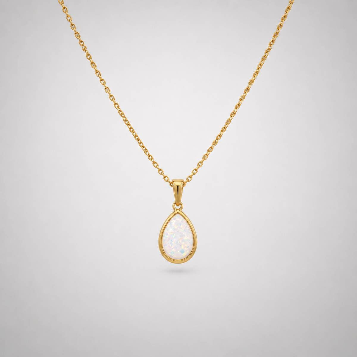 Opaline Pendant Necklace