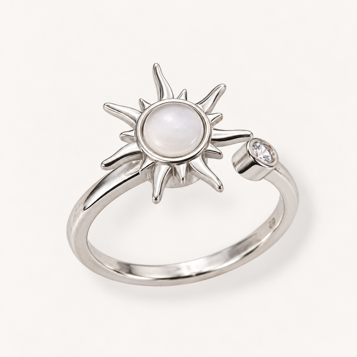 Little Sun ring in silver #Color_Silver