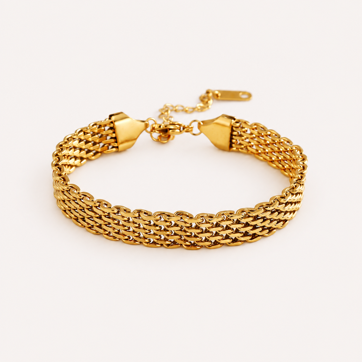 The Amora Woven Mesh Bracelet