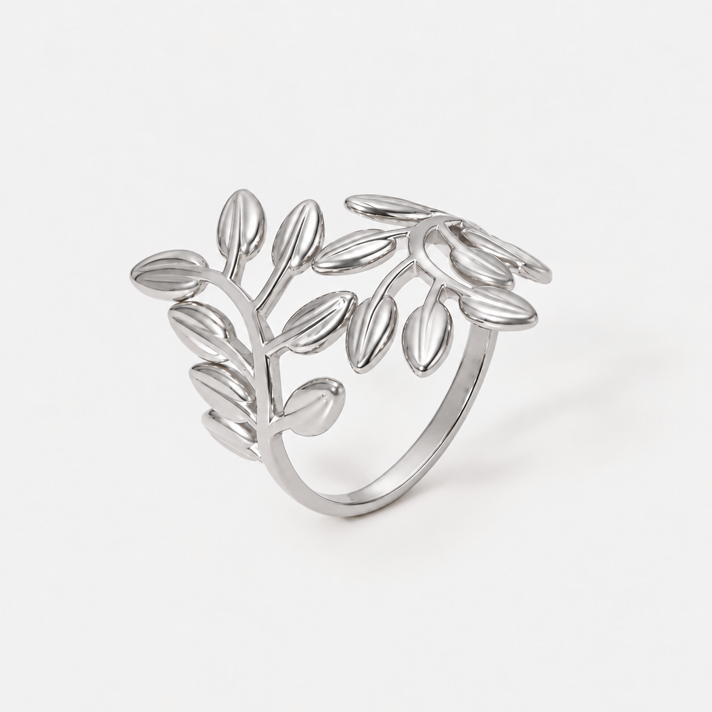 Earned ring in silver #Color_Silver