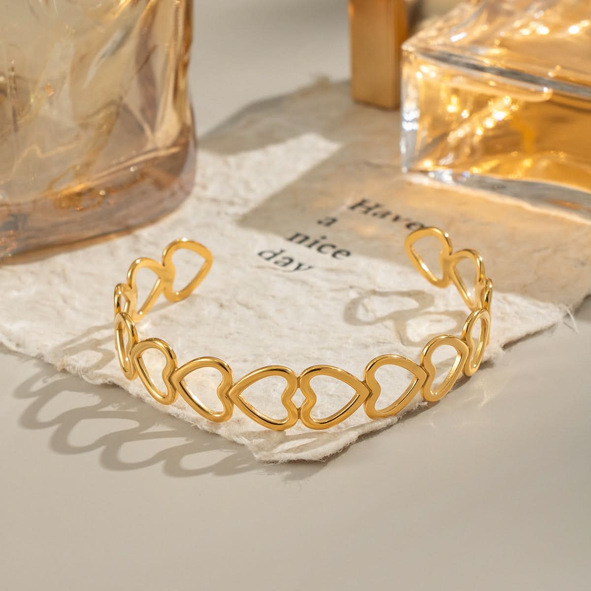 The Amora Heart Cuff