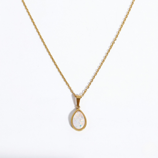 Opaline Pendant Necklace