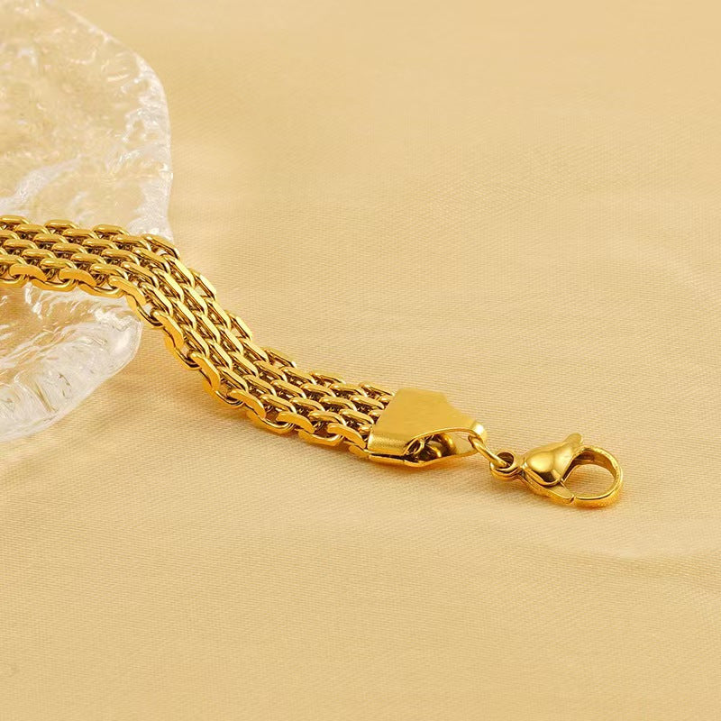 The Amora Woven Mesh Bracelet