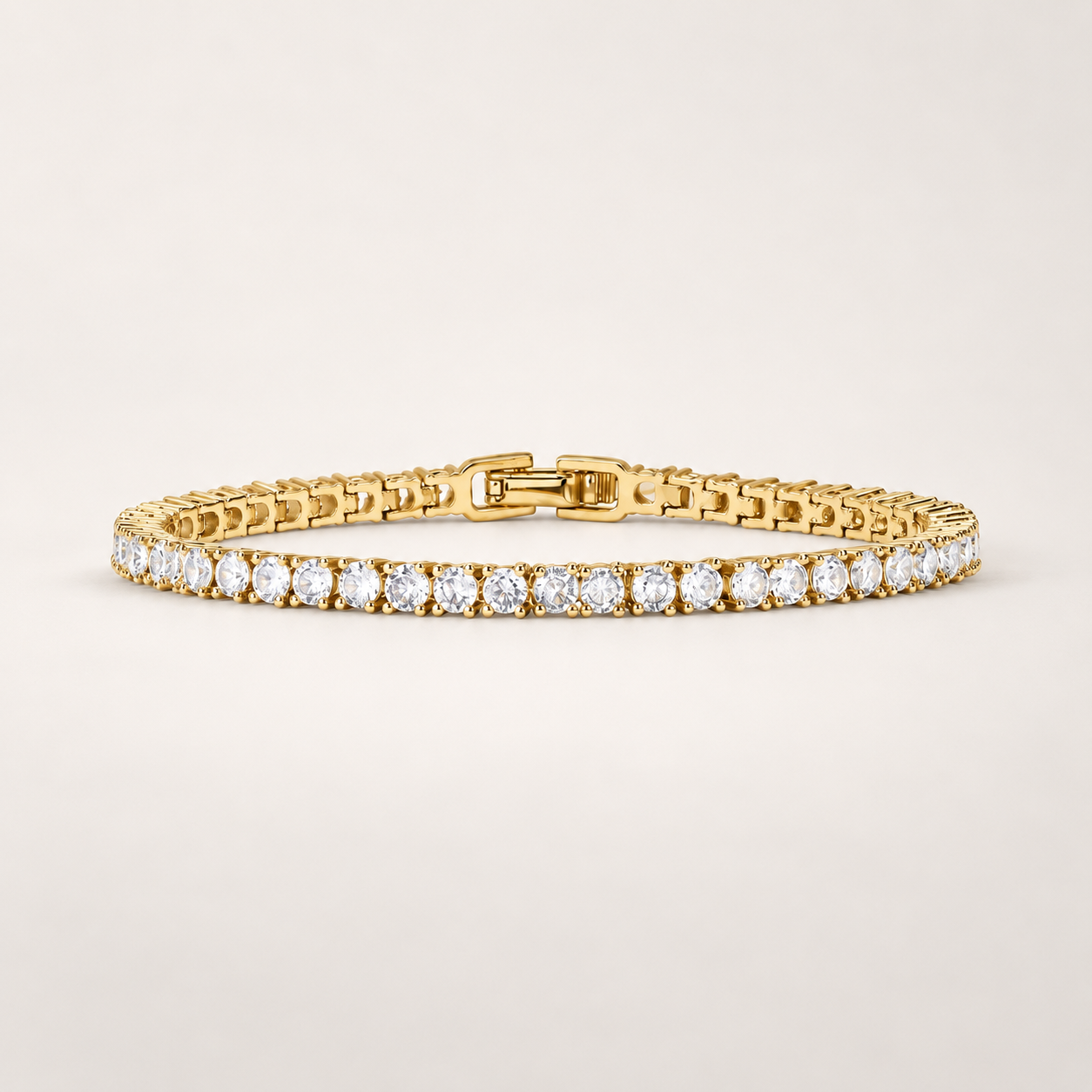 Close-up showing the construction and finish of the bracelet