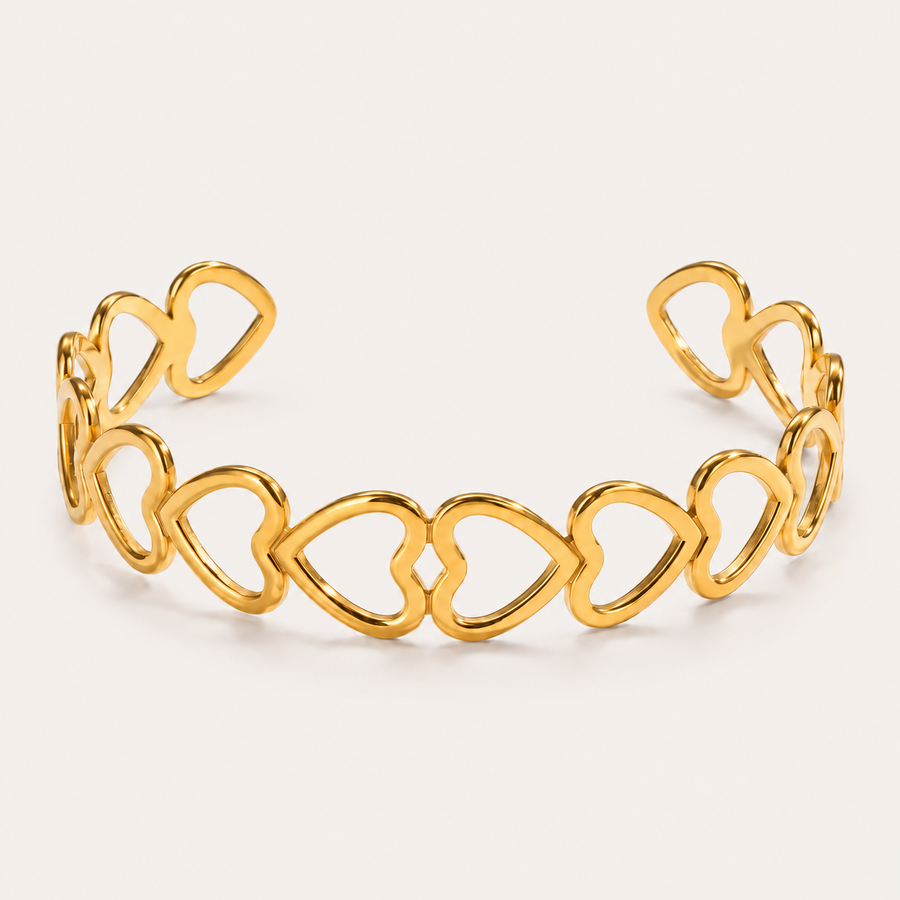 The Amora Heart Cuff