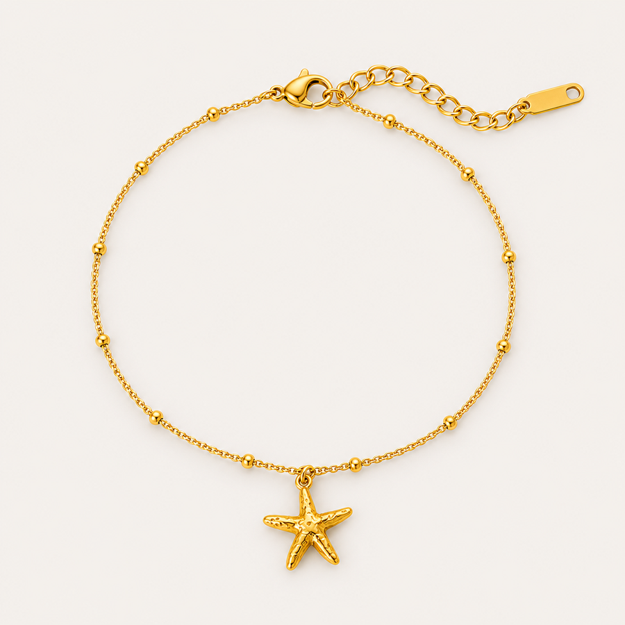The Amora Starfish Anklet