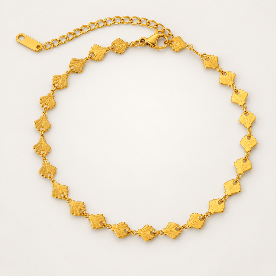 The Amora Shell Anklet