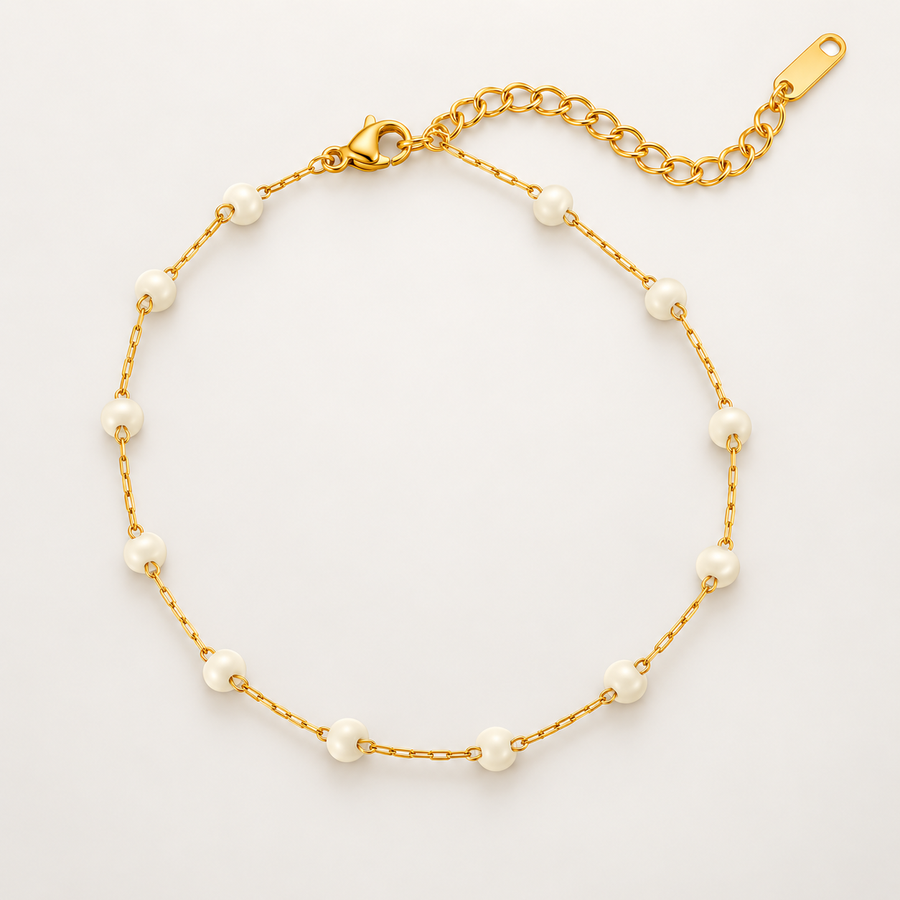 The Amora Bead Station Anklet