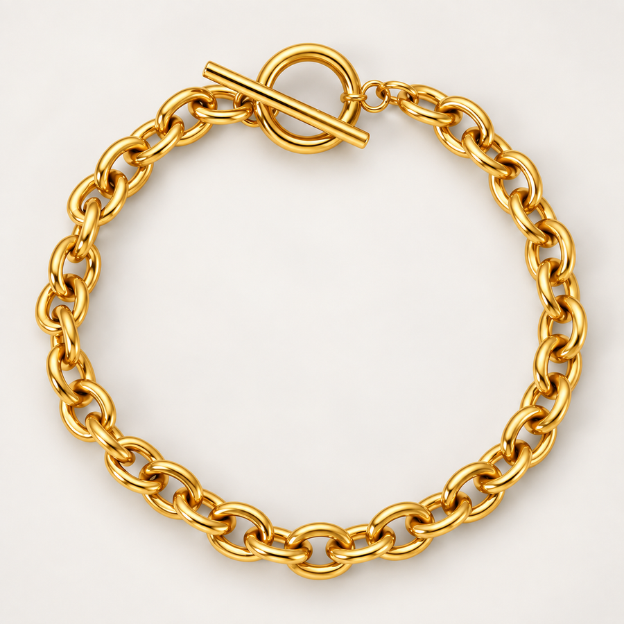 The Amora Toggle Link Anklet