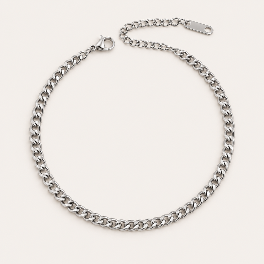 The Amora Curb Chain Anklet