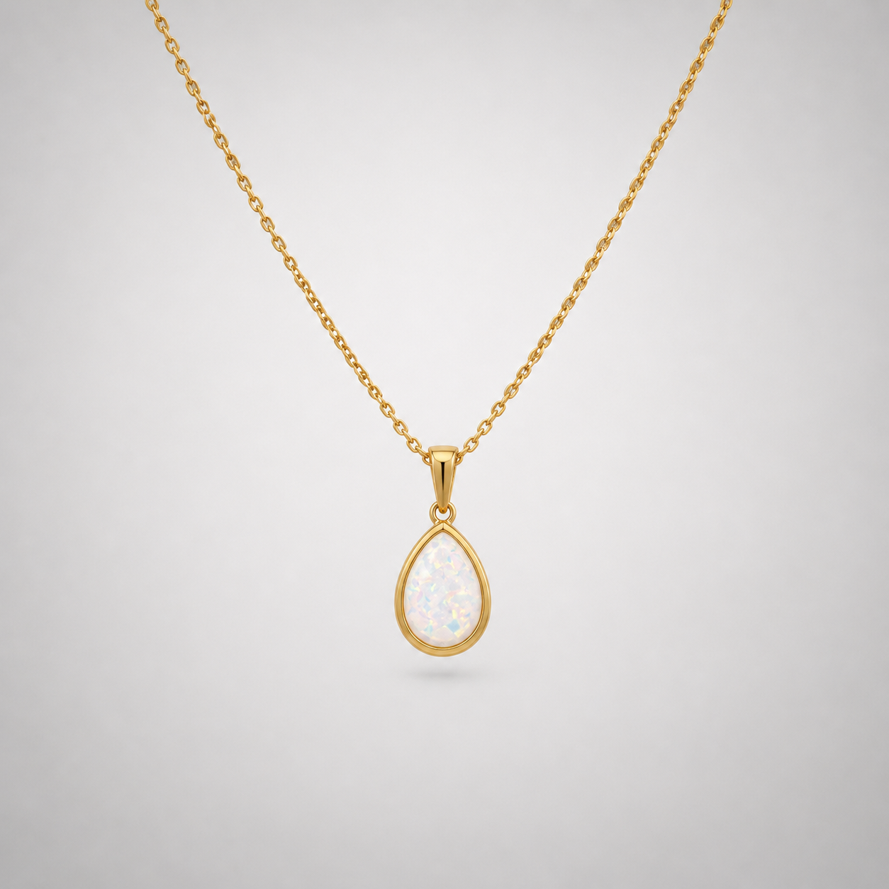 Opaline Pendant Necklace