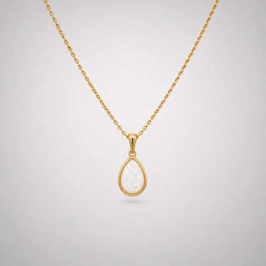 Opaline Pendant Necklace