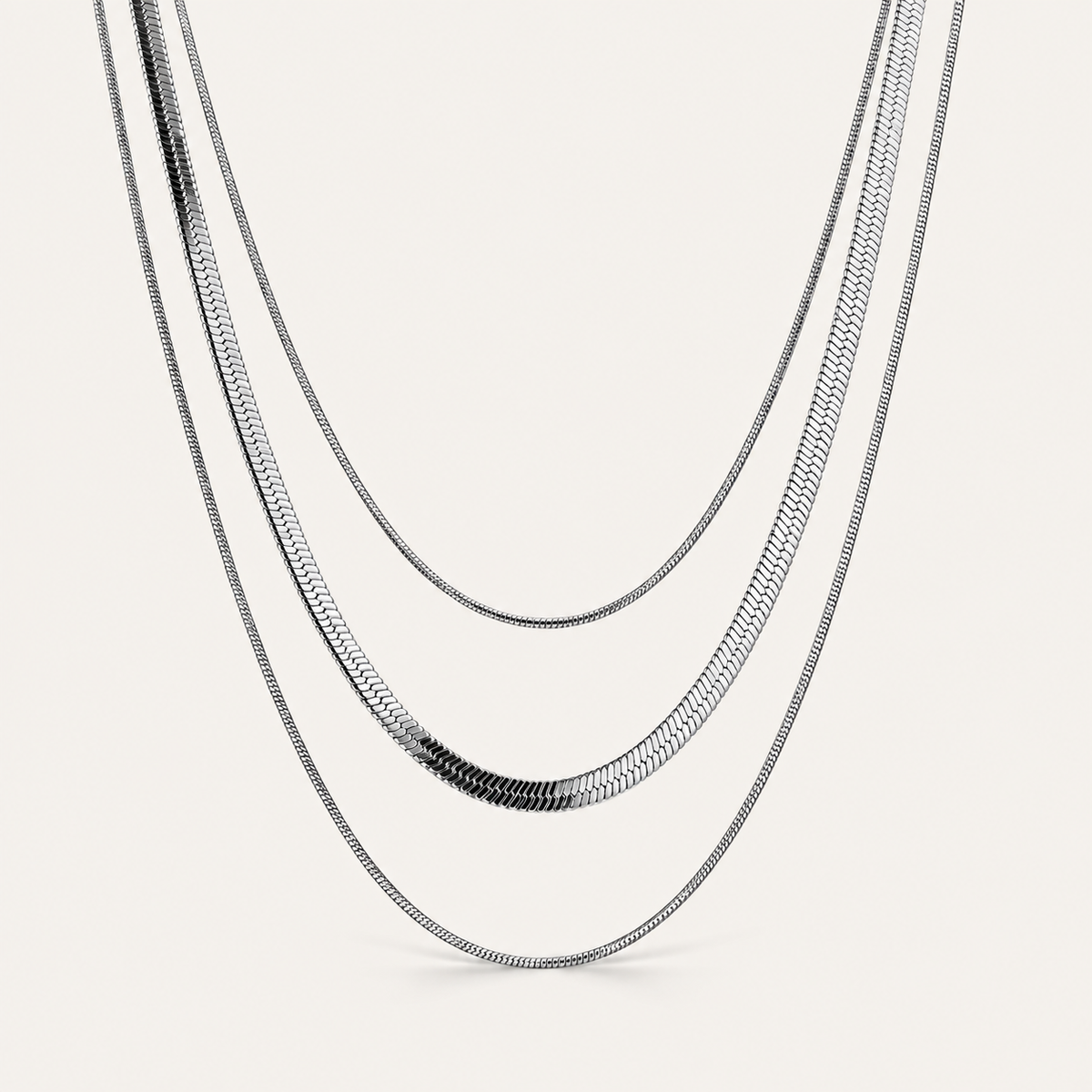 The Amora Layered Herringbone