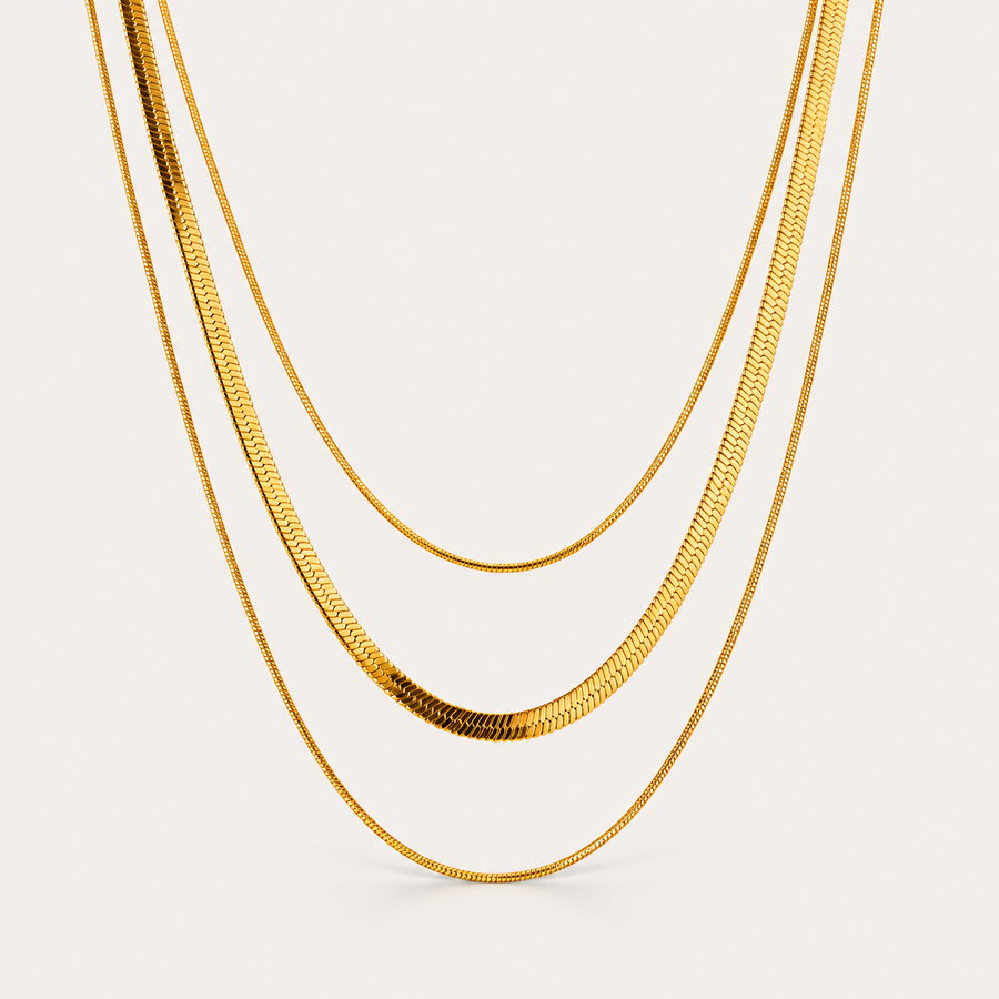 The Amora Layered Herringbone