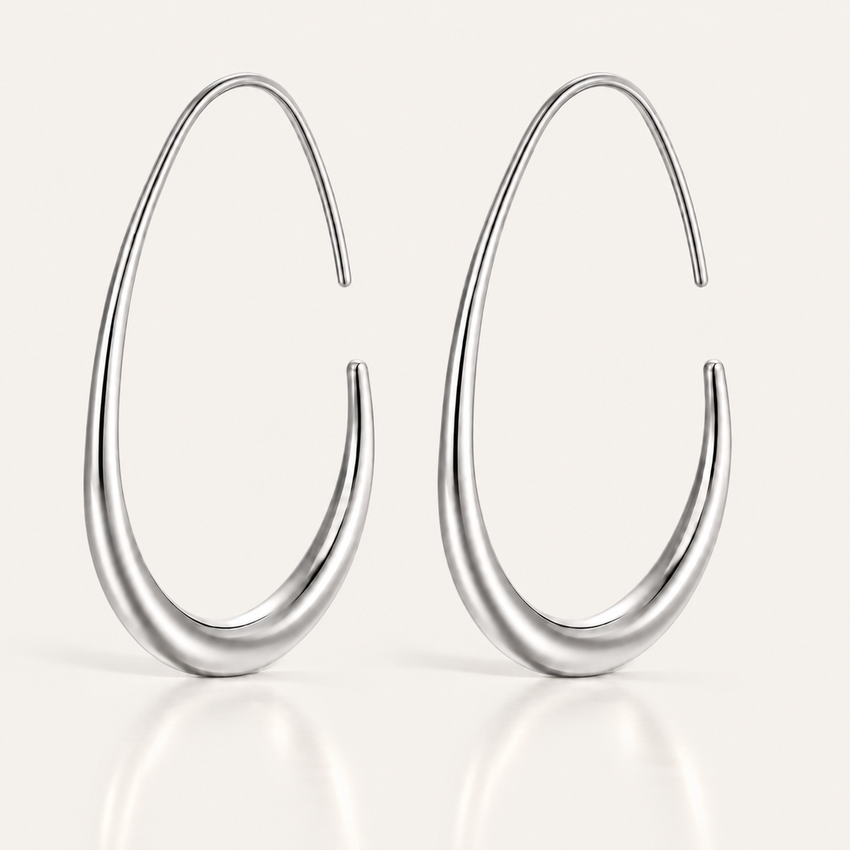 The Amora Teardrop Hoops
