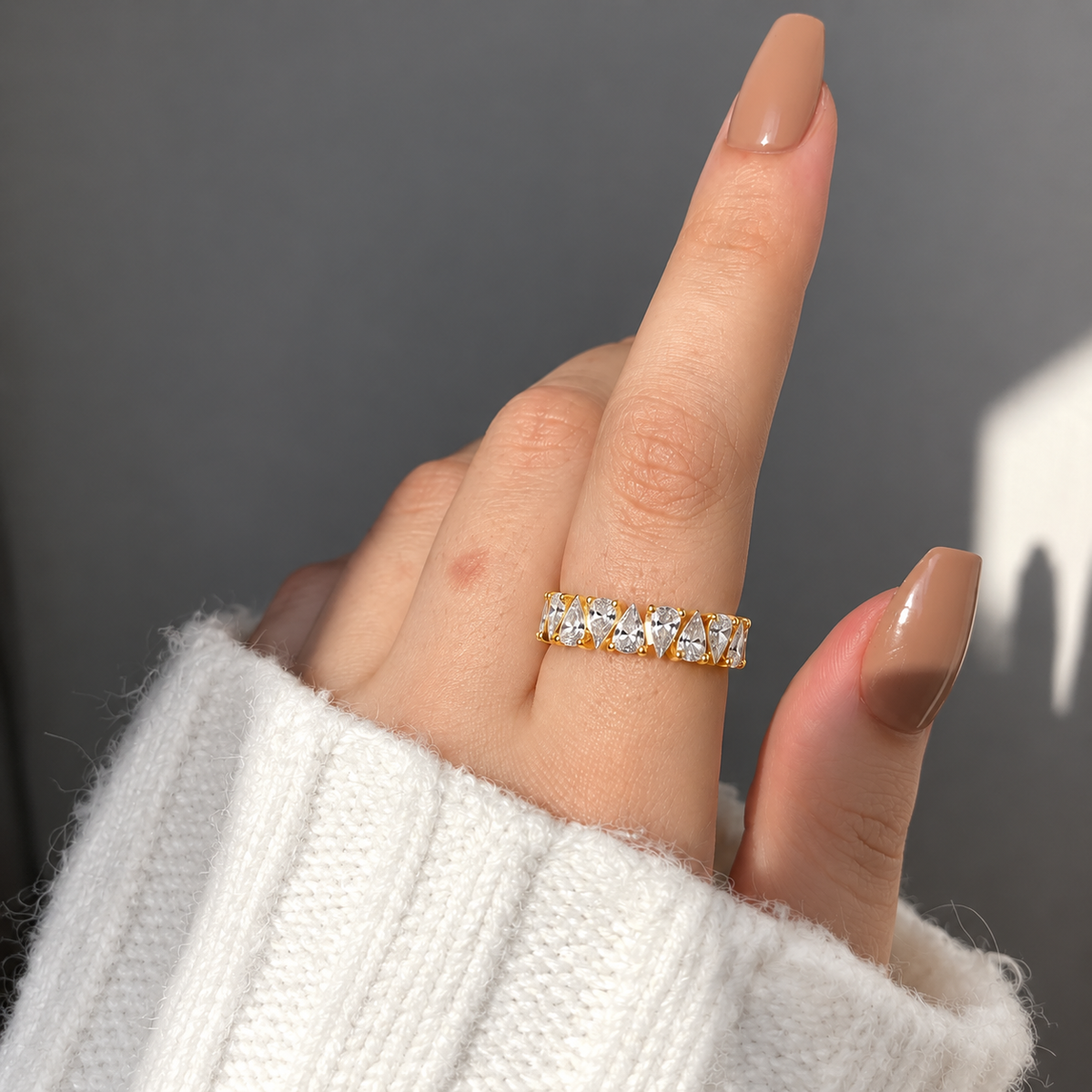 The Amora Sterling Eternity Ring