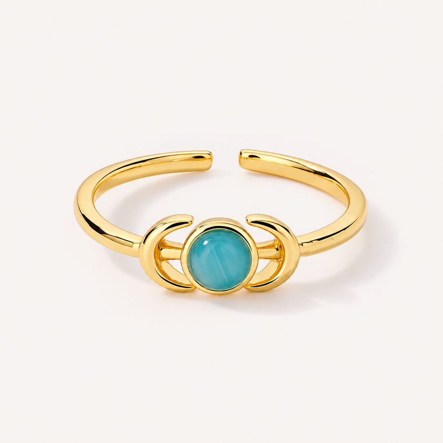 The Amora Triple Moon Ring