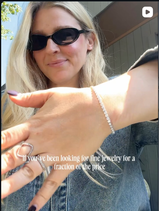 Amora Tennis Bracelet