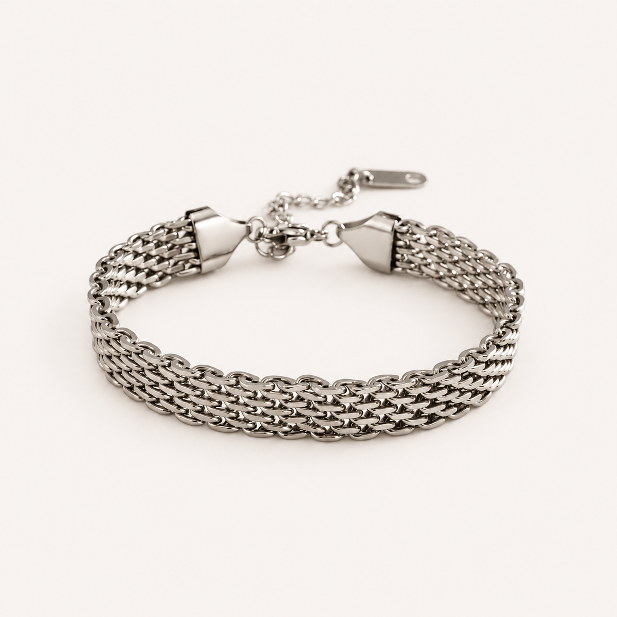 The Amora Woven Mesh Bracelet