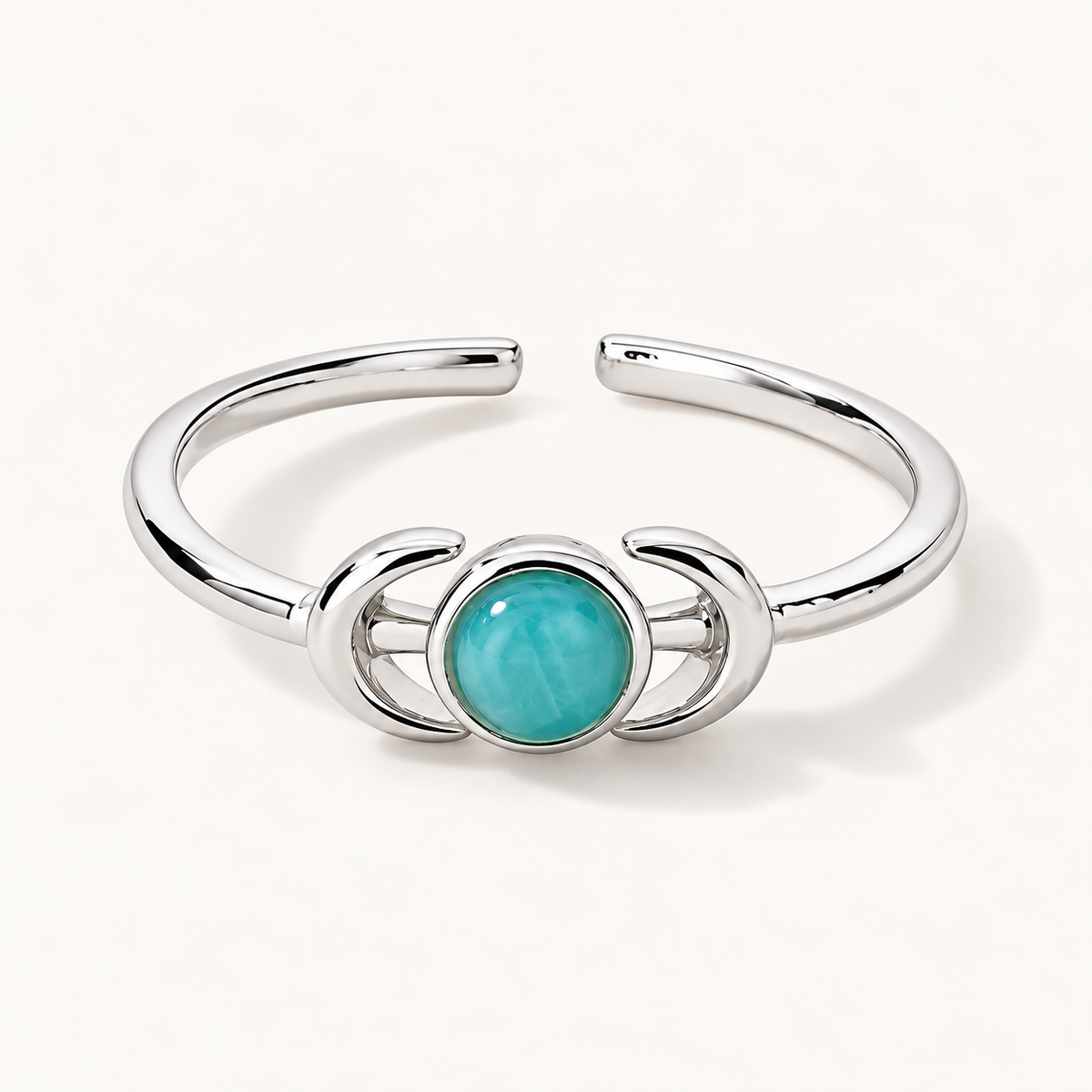 Triple Moon ring in silver #Color_Silver