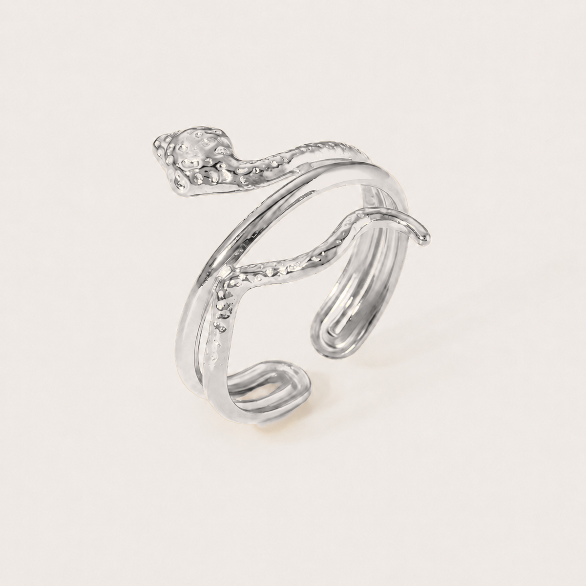 Free ring in silver #Color_Silver