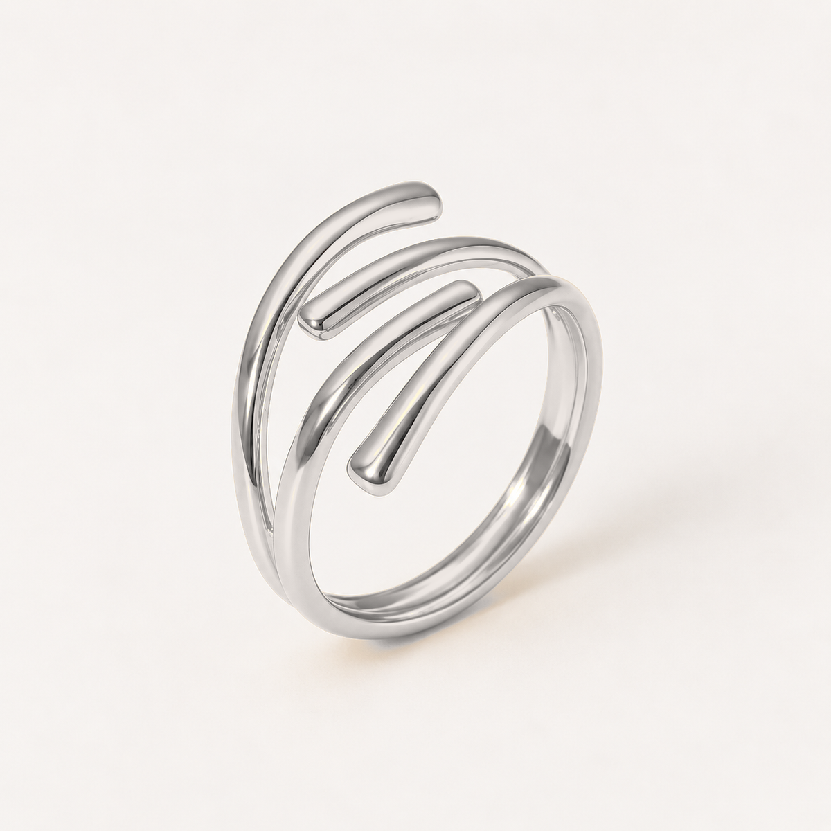 Held ring in silver #Color_Silver