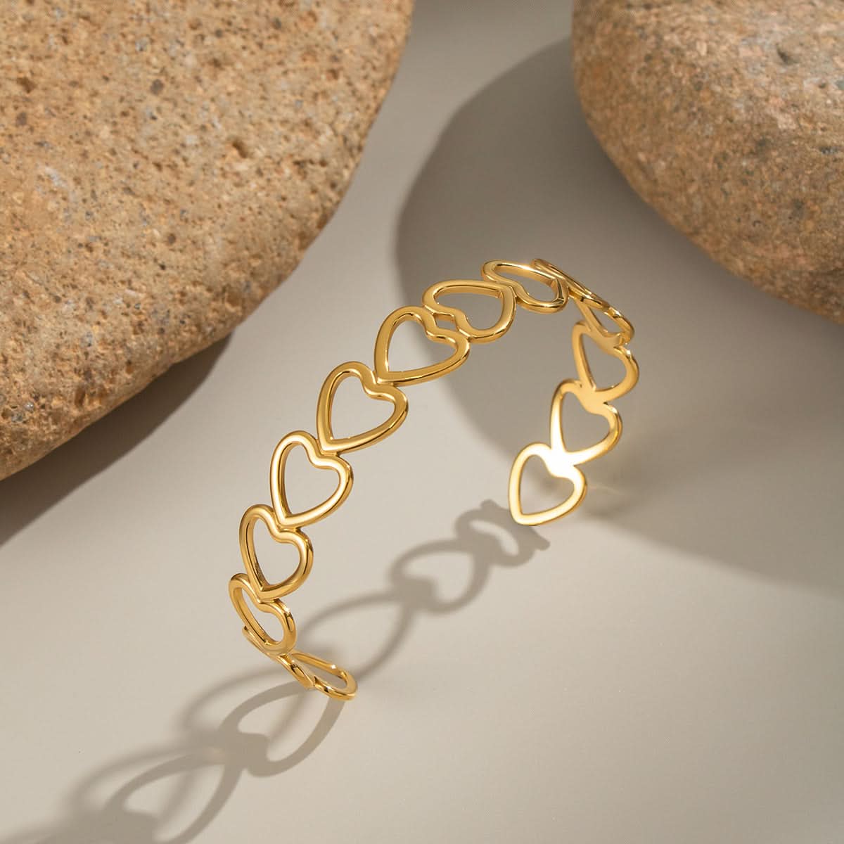 The Amora Heart Cuff