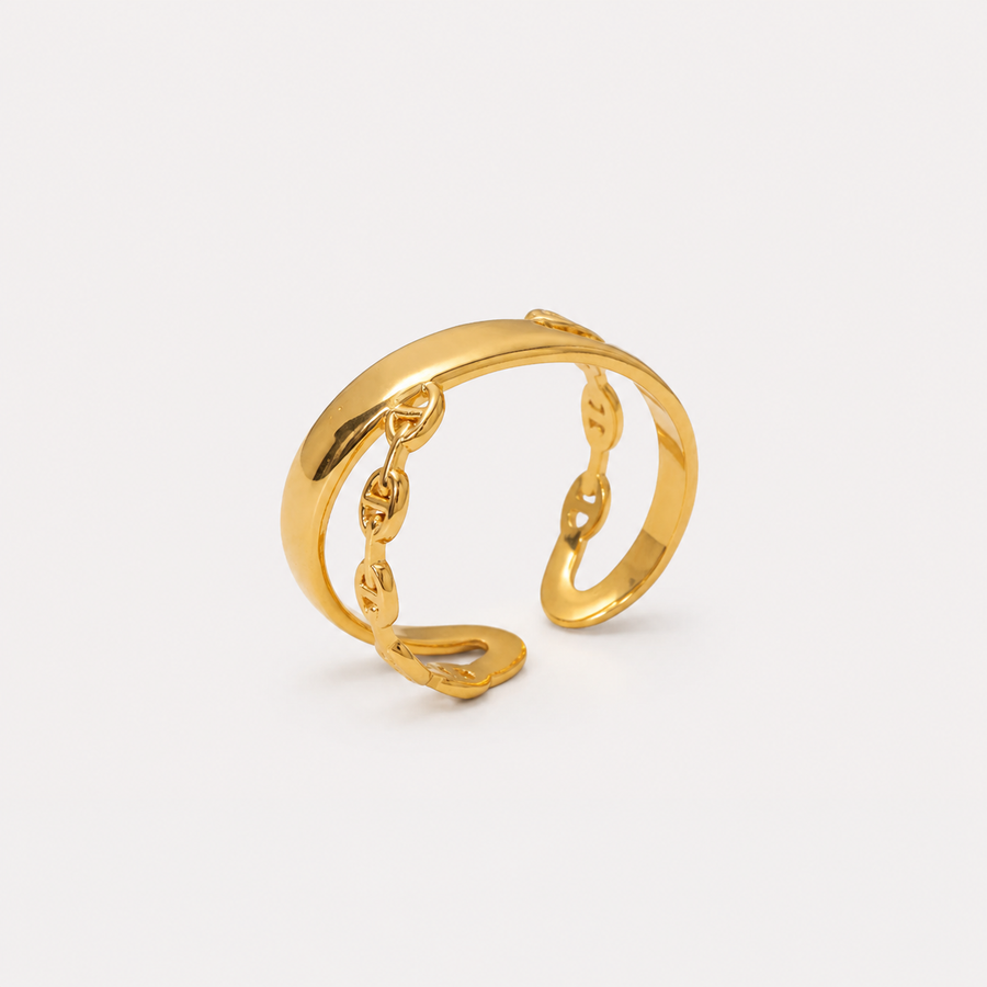 Both ring in gold #Color_Gold